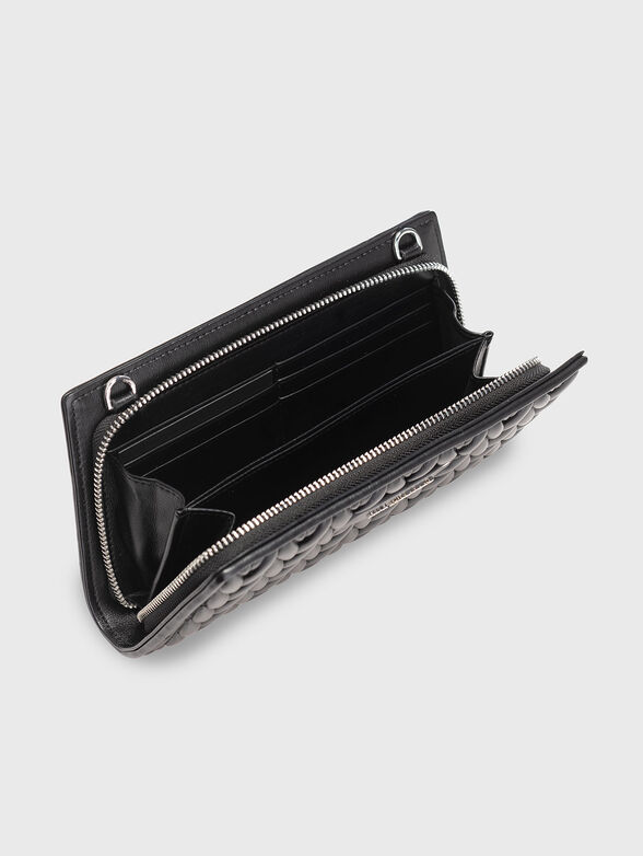 Quilted effect wallet - 6
