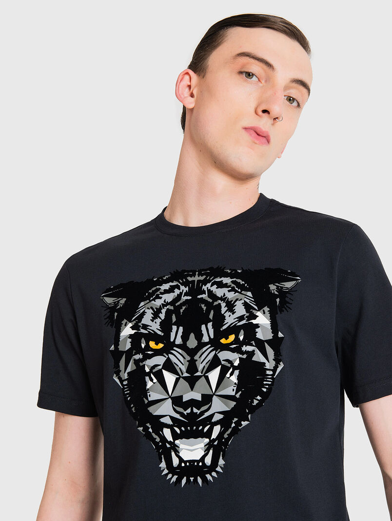 T-shirt with artistic print - 3