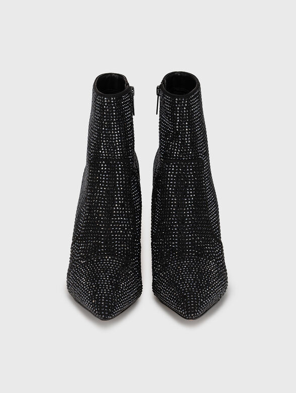 RUE ankle boots with applied rhinestones - 6