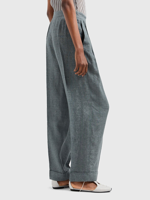 Grey trousers with darts - 2