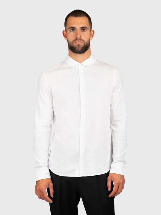 Слим риза H-PAVER 17 от памук - 1