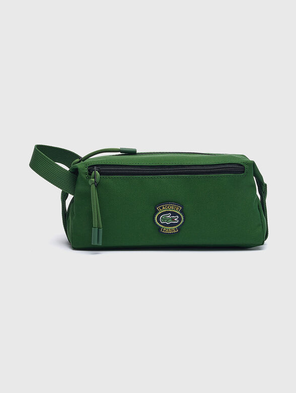 Green carrying case with logo detail - 1