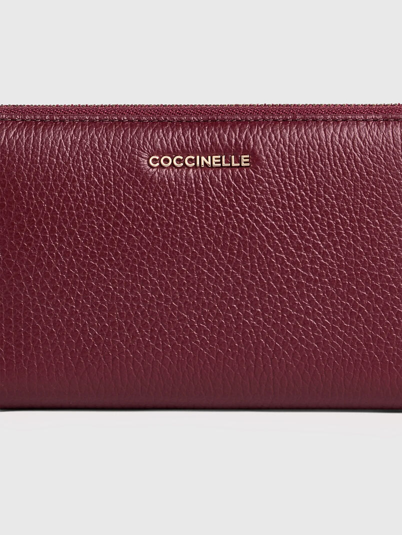 Wallet with logo detail in black - 3