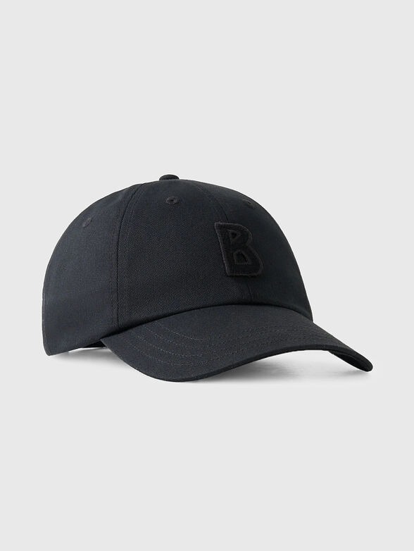 Black cap with a visor - 1