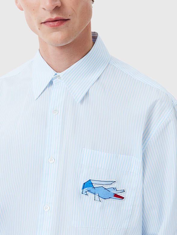 Striped shirt in blue - 4
