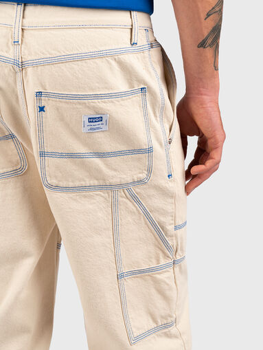 VINAK baggy jeans with contrast stitching - 3
