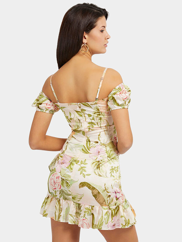 ALVA mini dress with floral print - 2