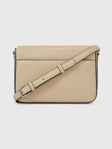 K/SIGNATURE leather crossbody bag in beige - 3