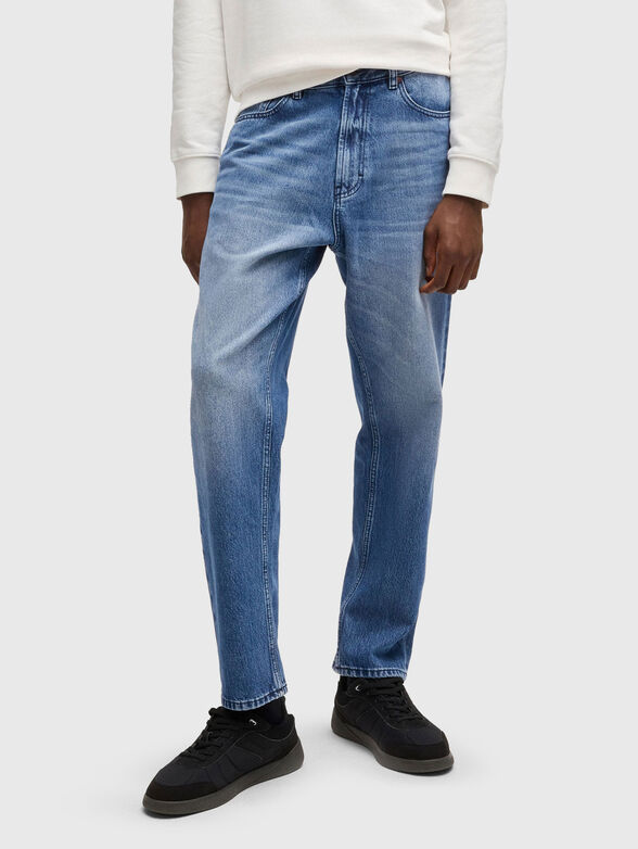 Slim fit jeans with vintage effect - 1