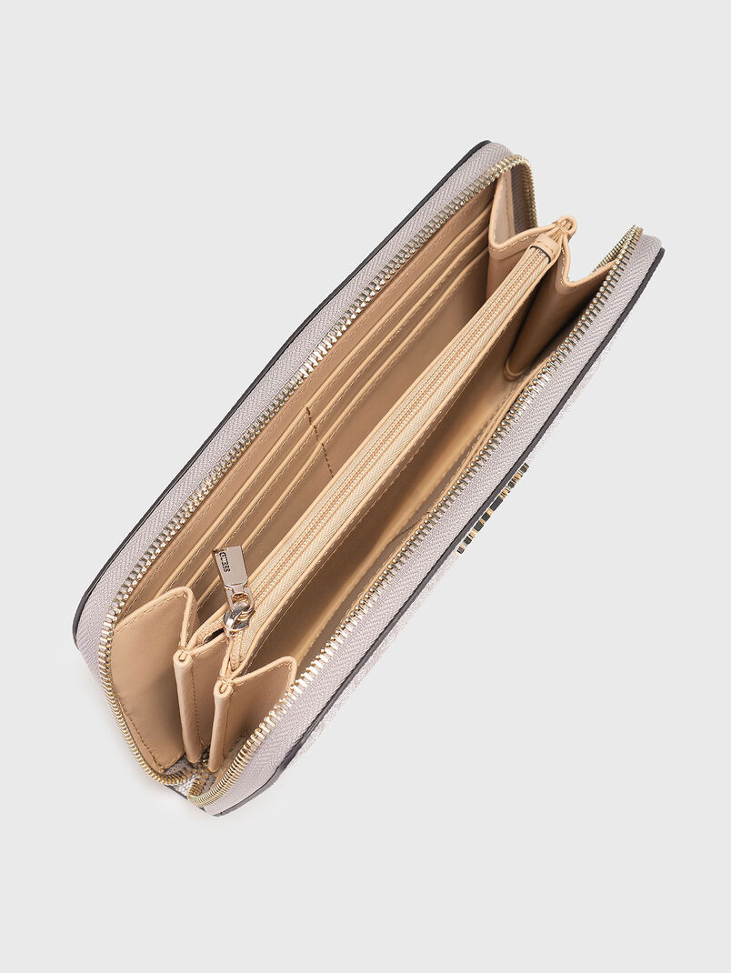 Wallet with 4G logo print - 3