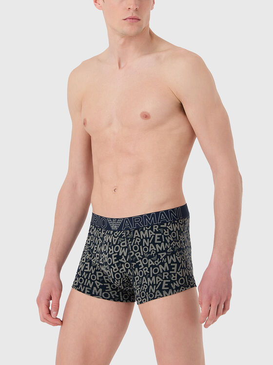 Boxers with monogram print  - 1