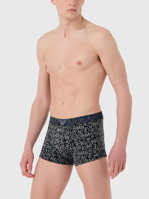 Boxers with monogram print  - 1