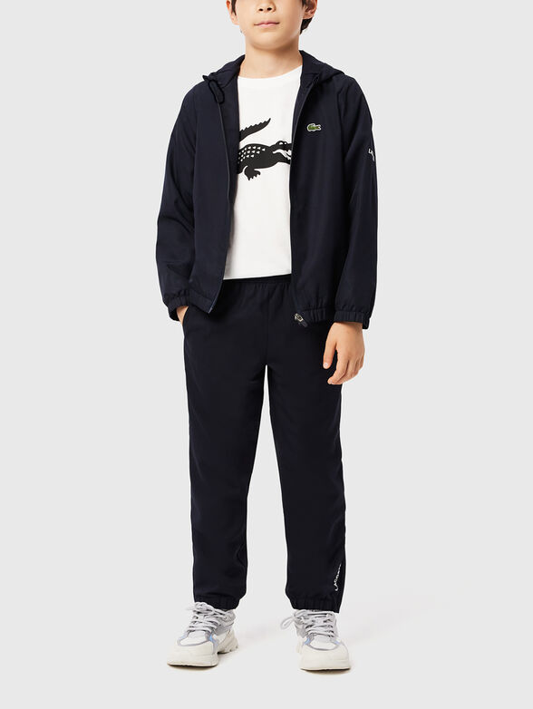 White t-shirt with contrast print - 2