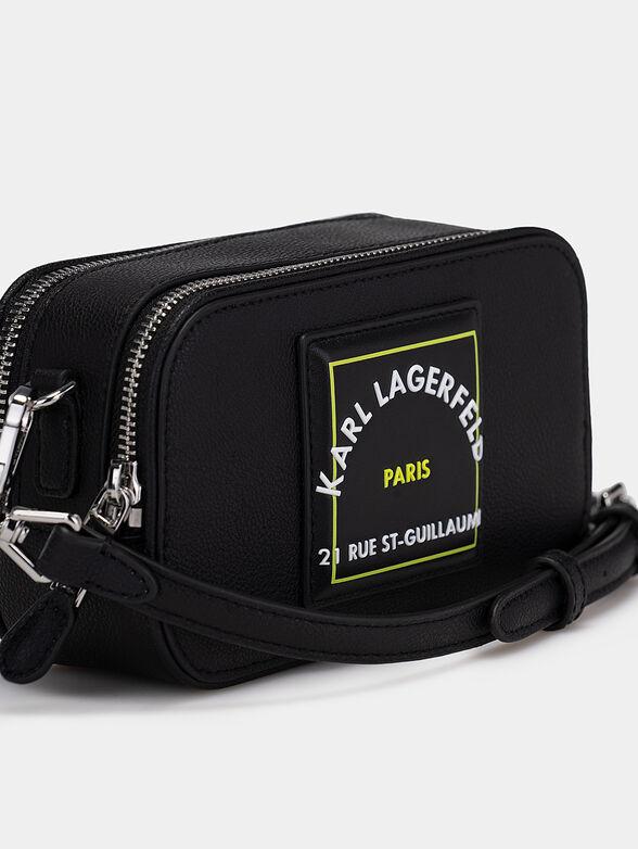 Crossbody bag with granular texture - 2