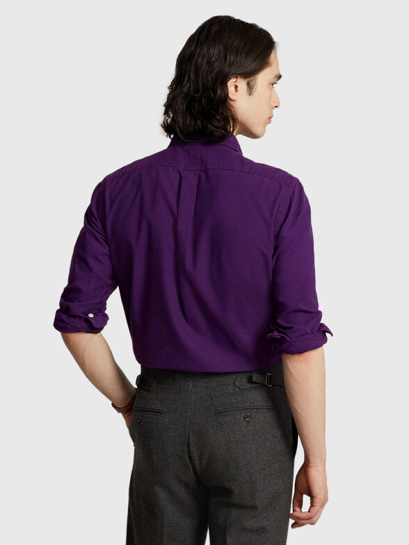 Purple cotton shirt  - 3