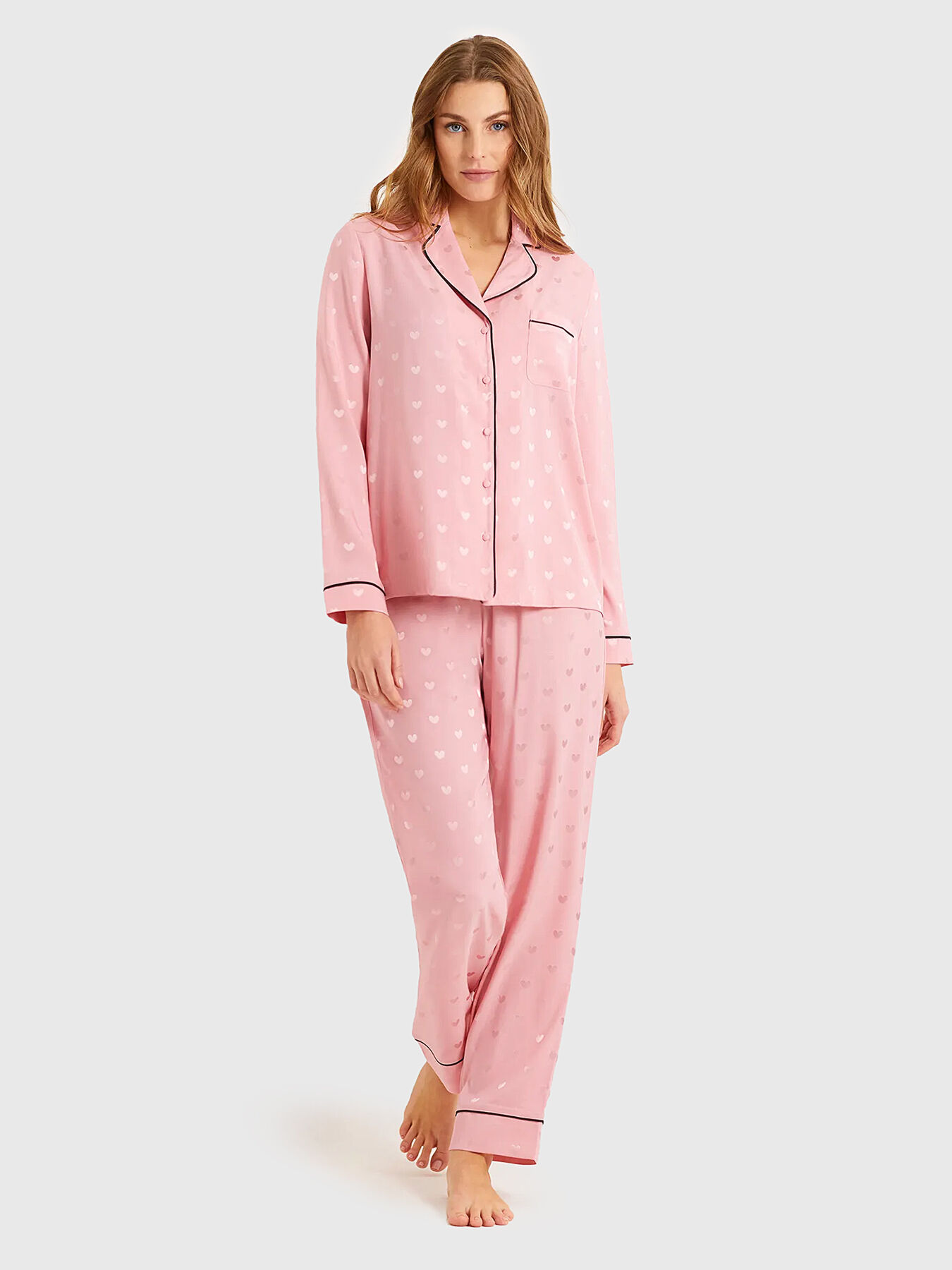 Love pink pajamas on sale