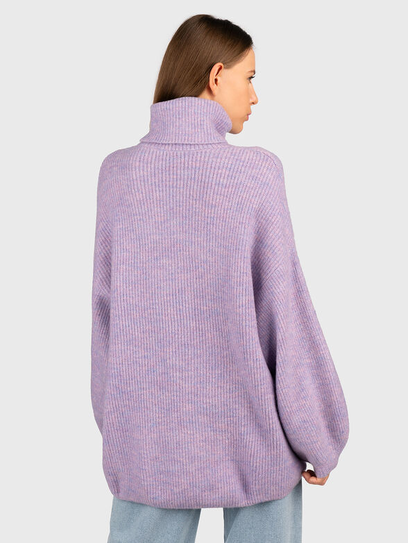 Purple sweater with rhinestones - 3