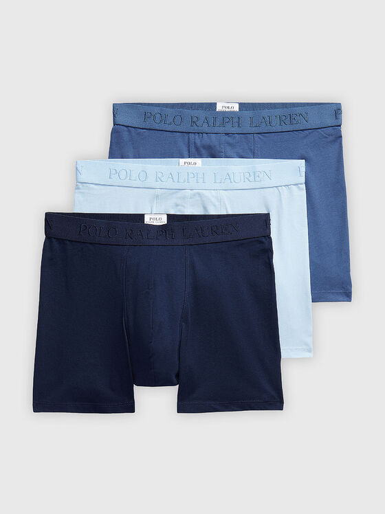 Set of three pairs of boxer with logo - 1