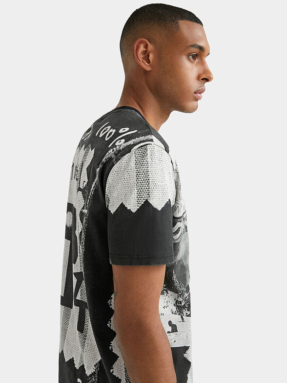 T-shirt with collage print - 4