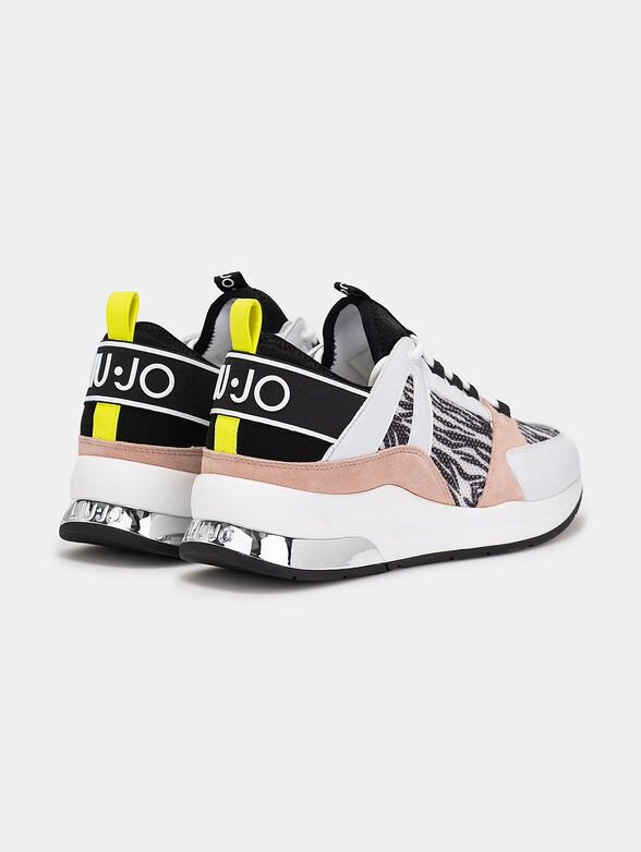 KARLIE Sneakers with zebra print - 3