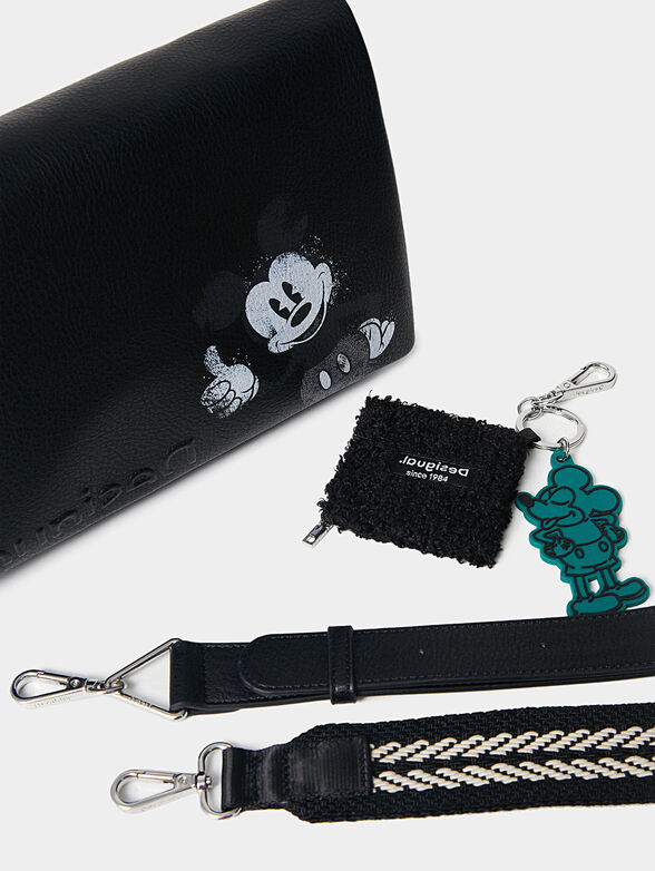 Crossbody bag with Mickey Mouse print - 6