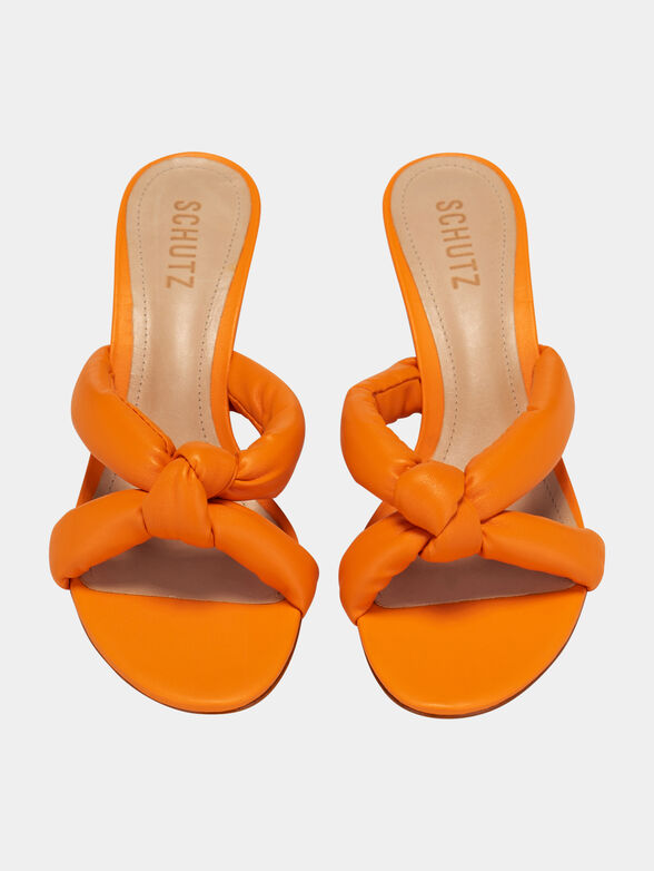 Black heeled sandals - 6