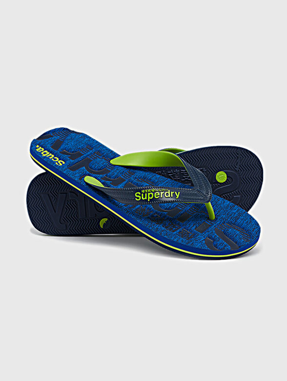 Flip-flops in blue color - 1