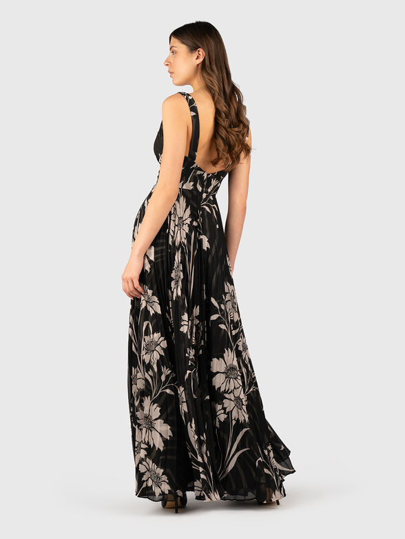 Maxi dress with floral print - 2