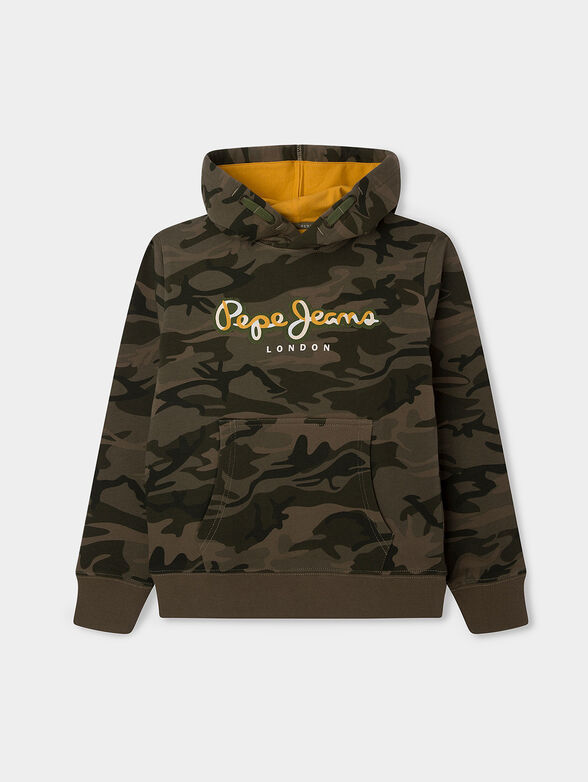 ORAN hooded sweatshirt with camouflage print - 1