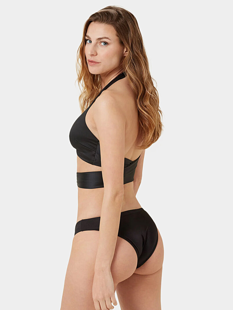 SUMMER GLAM bikini top in black color - 3