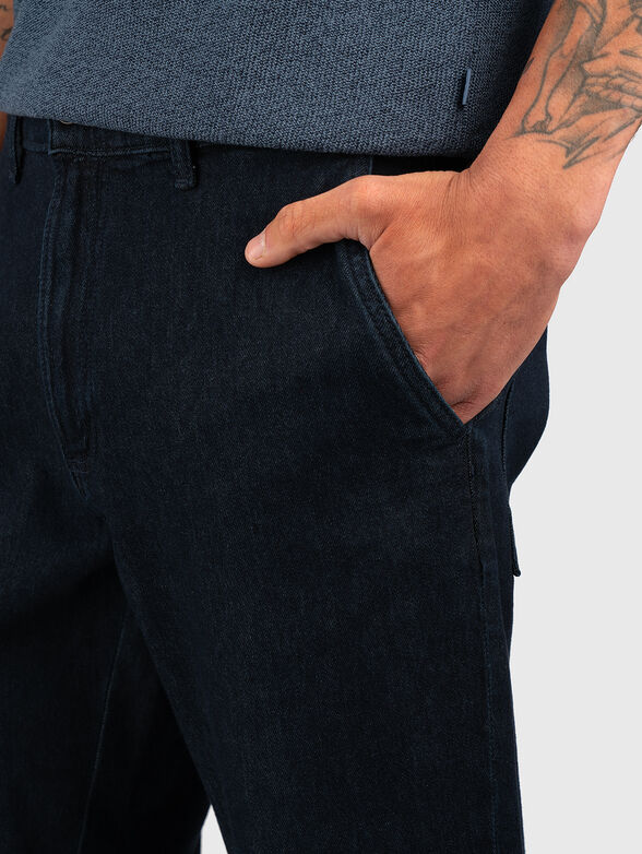 Linen blend jeans - 4