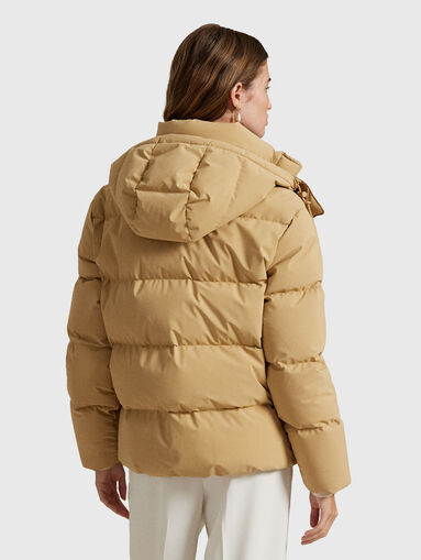 Padded jacket with removable hood - 3