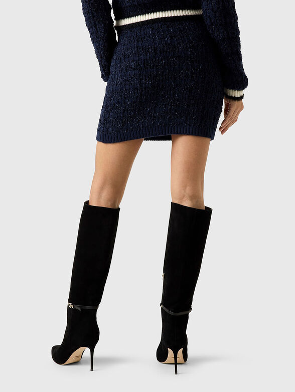 AOMORI knitted mini skirt - 2