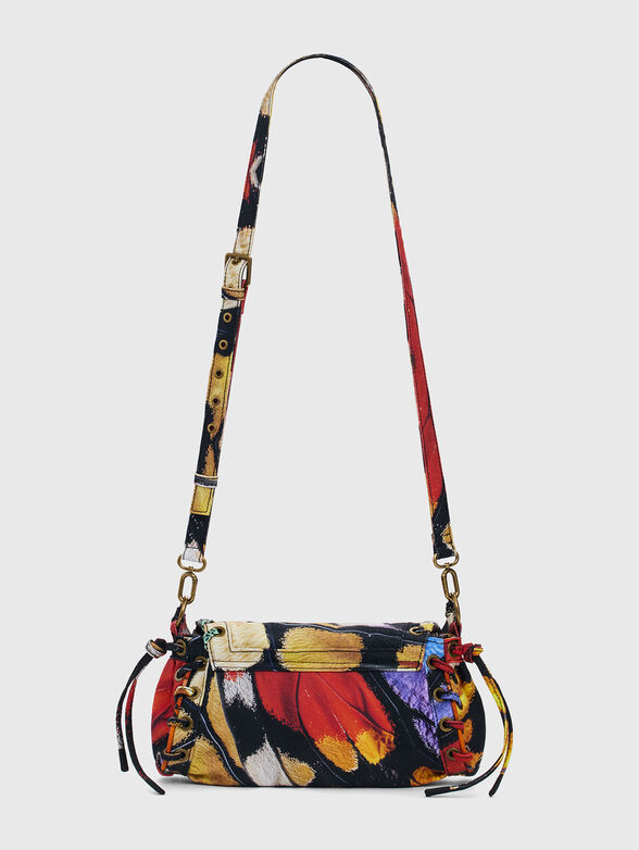 Denim bag with accent print - 3