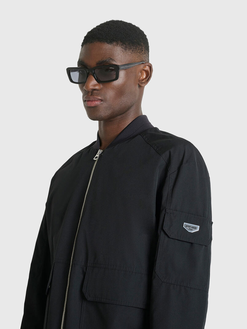 Bomber jacket in black - 3