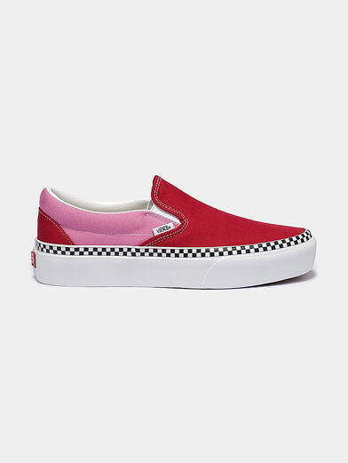 Slip-on red sneakers - 1