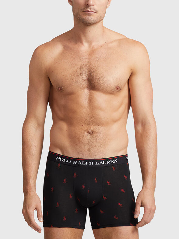 Set of three pairs of boxers with logo details - 5
