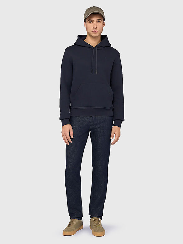 Cotton sweatshirt with logo - 2