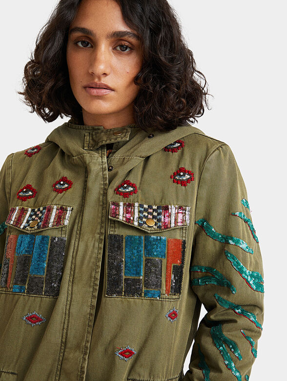 FLIX jacket with ethno embroidery and sequins - 3