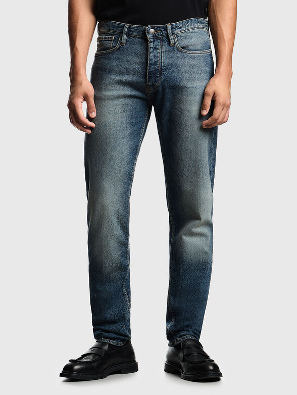 Slim fit faded stretch denim jeans - 1