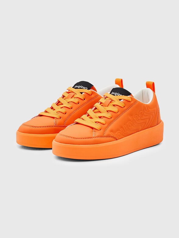 Oragne sports shoes - 3