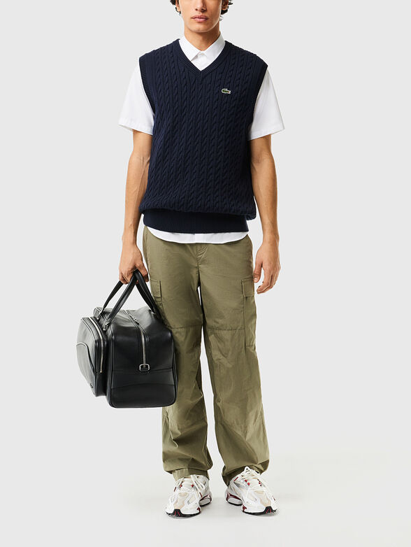 Short sleeve shirt in blue  - 2