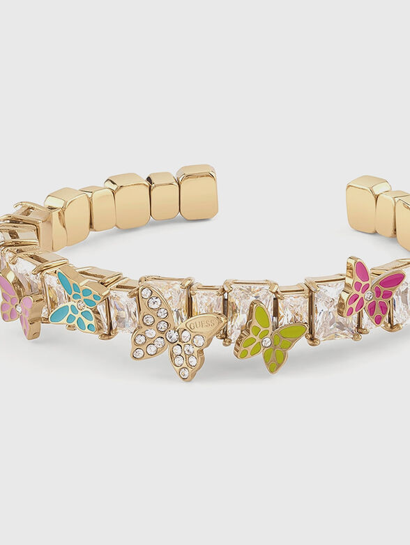 BUTTERFLY bracelet in gold color  - 2