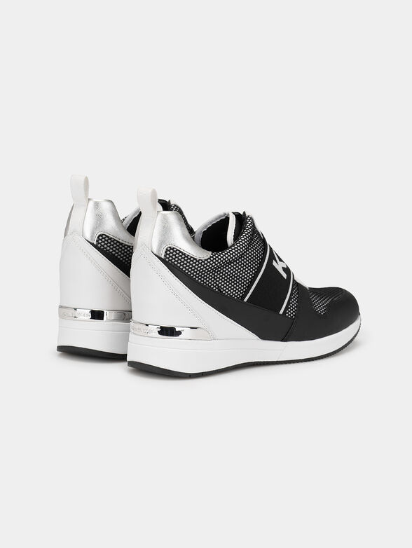 MAVEN black sneakers with white accents - 3