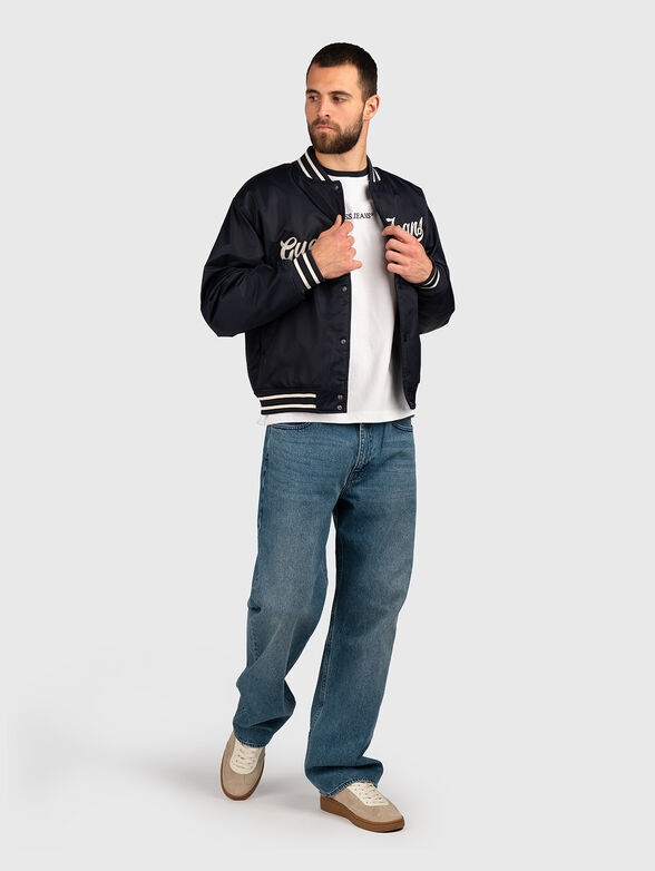 Bomber jacket with logo embroidery - 2