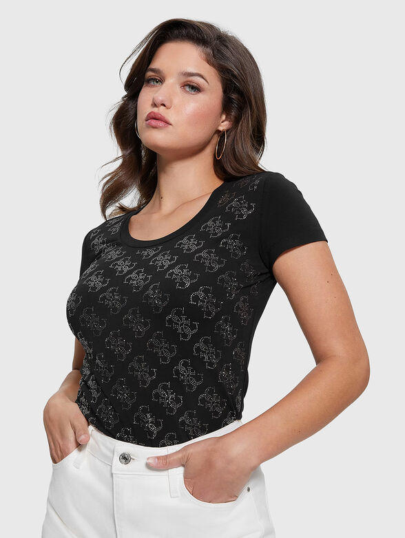 T-shirt with rhinestones - 4