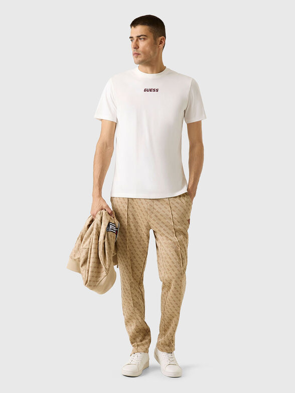 Cotton T-shirt with contrasting logo - 2