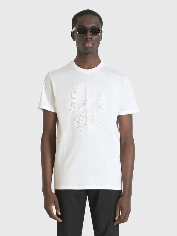Cotton T-shirt with print - 1