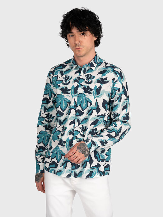 BARCELONA floral printed shirt