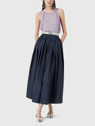 Wide leg high waisted trousers - 5